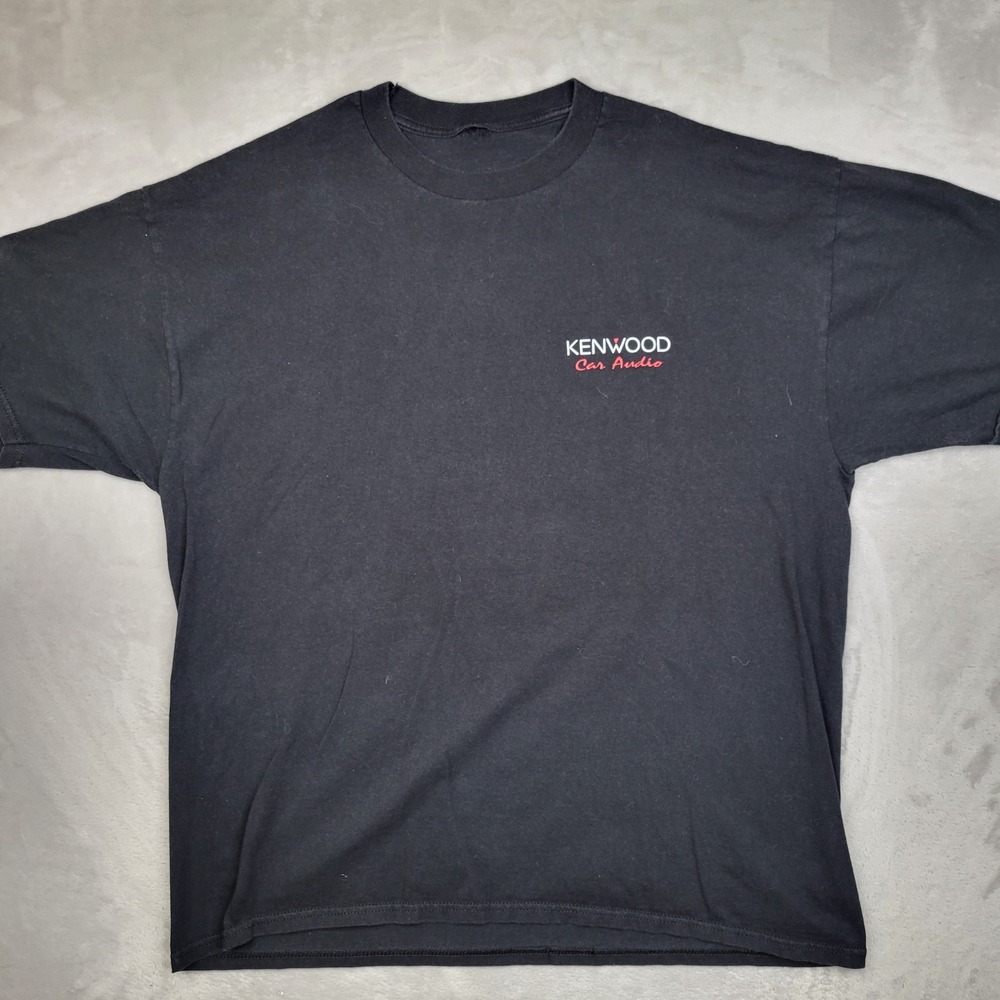 Vintage Kenwood Shirt Mens Large dB Drag Racing Motorcycle Deathmatch 2000 Tee 0